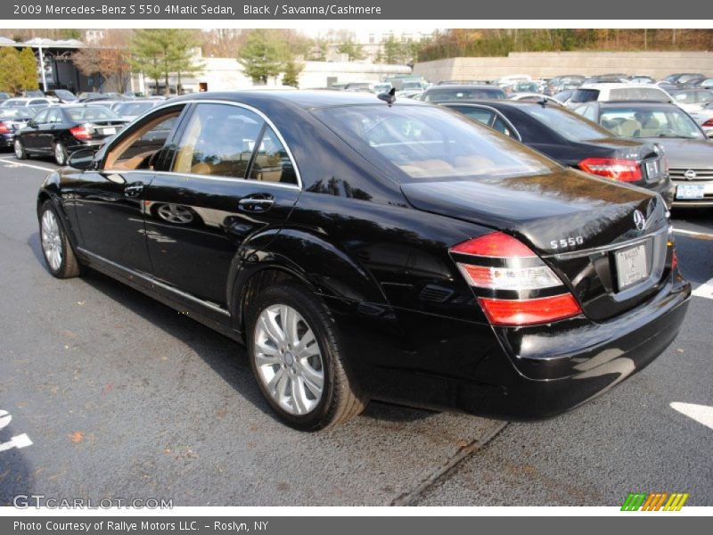 Black / Savanna/Cashmere 2009 Mercedes-Benz S 550 4Matic Sedan