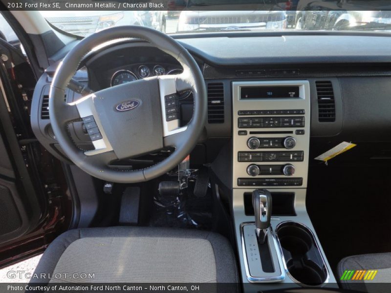 Cinnamon Metallic / Charcoal Black 2012 Ford Flex SE