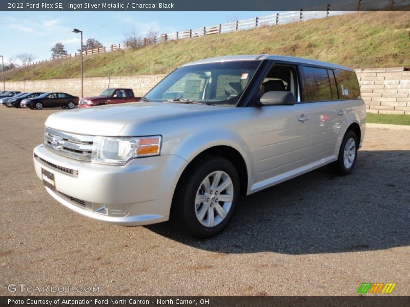 Ingot Silver Metallic / Charcoal Black 2012 Ford Flex SE