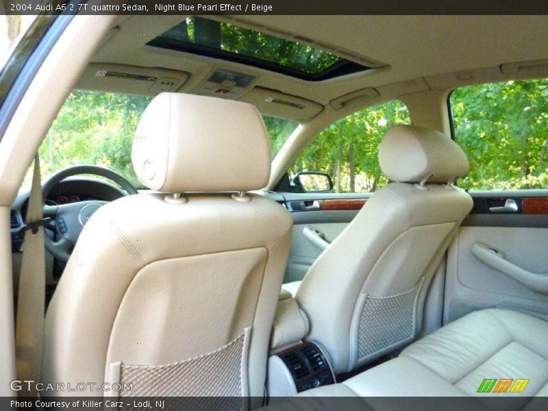 Night Blue Pearl Effect / Beige 2004 Audi A6 2.7T quattro Sedan