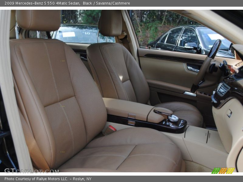 Black / Savanna/Cashmere 2009 Mercedes-Benz S 550 4Matic Sedan