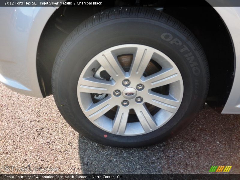 Ingot Silver Metallic / Charcoal Black 2012 Ford Flex SE
