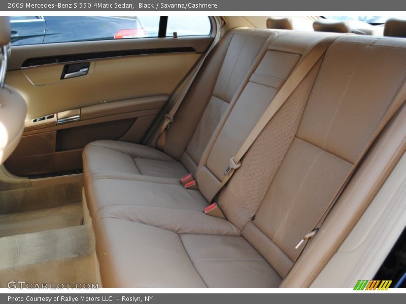 Black / Savanna/Cashmere 2009 Mercedes-Benz S 550 4Matic Sedan
