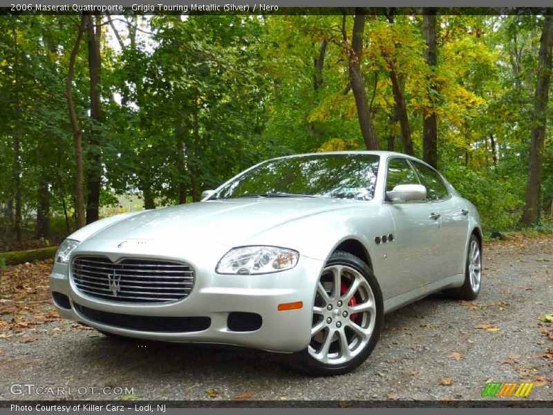 Grigio Touring Metallic (Silver) / Nero 2006 Maserati Quattroporte