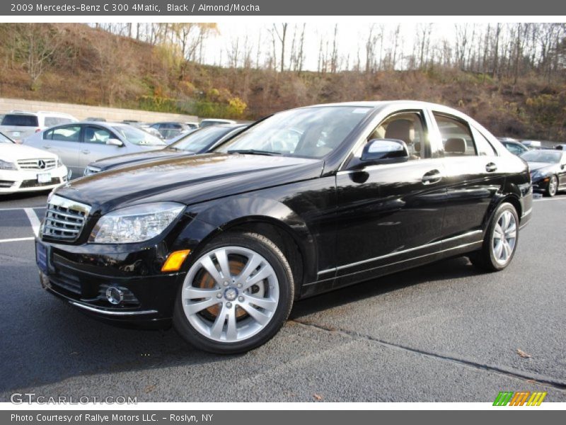 Black / Almond/Mocha 2009 Mercedes-Benz C 300 4Matic