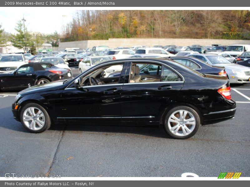 Black / Almond/Mocha 2009 Mercedes-Benz C 300 4Matic