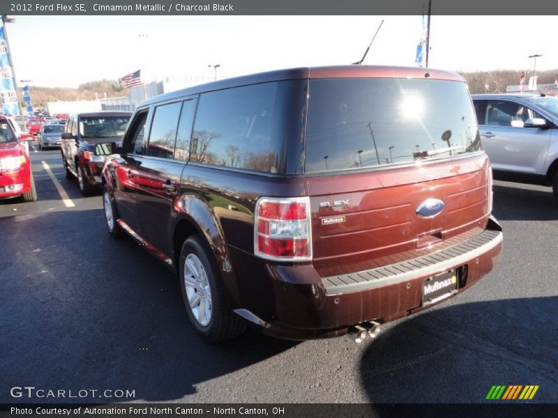 Cinnamon Metallic / Charcoal Black 2012 Ford Flex SE