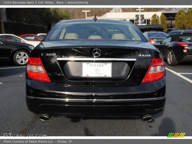 Black / Almond/Mocha 2009 Mercedes-Benz C 300 4Matic