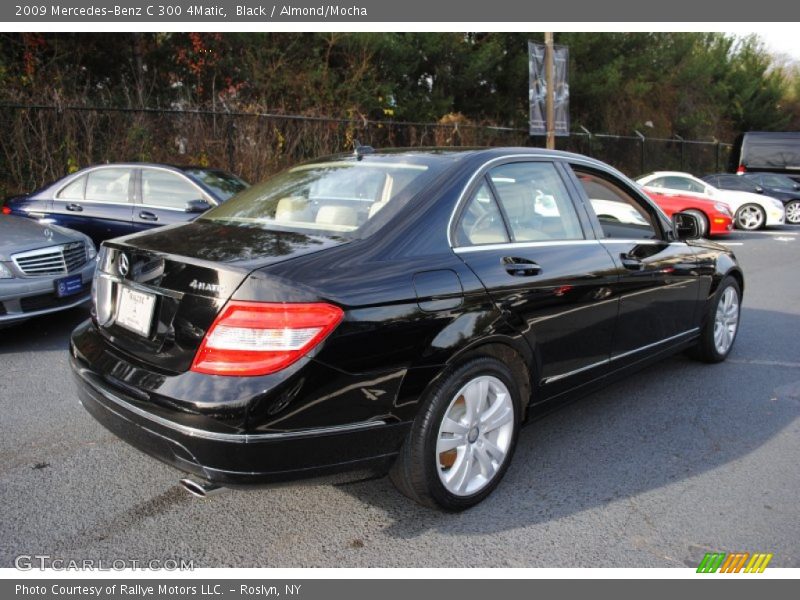 Black / Almond/Mocha 2009 Mercedes-Benz C 300 4Matic