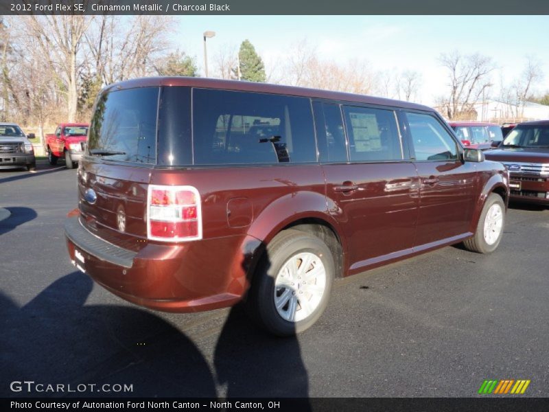 Cinnamon Metallic / Charcoal Black 2012 Ford Flex SE