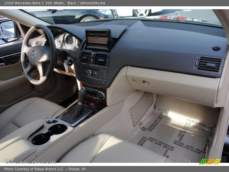 Black / Almond/Mocha 2009 Mercedes-Benz C 300 4Matic