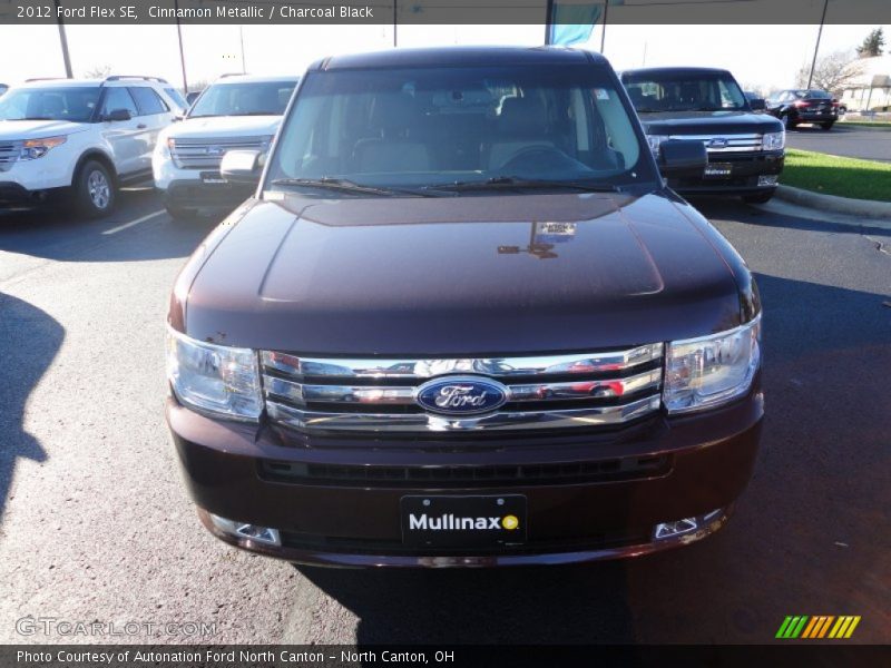Cinnamon Metallic / Charcoal Black 2012 Ford Flex SE