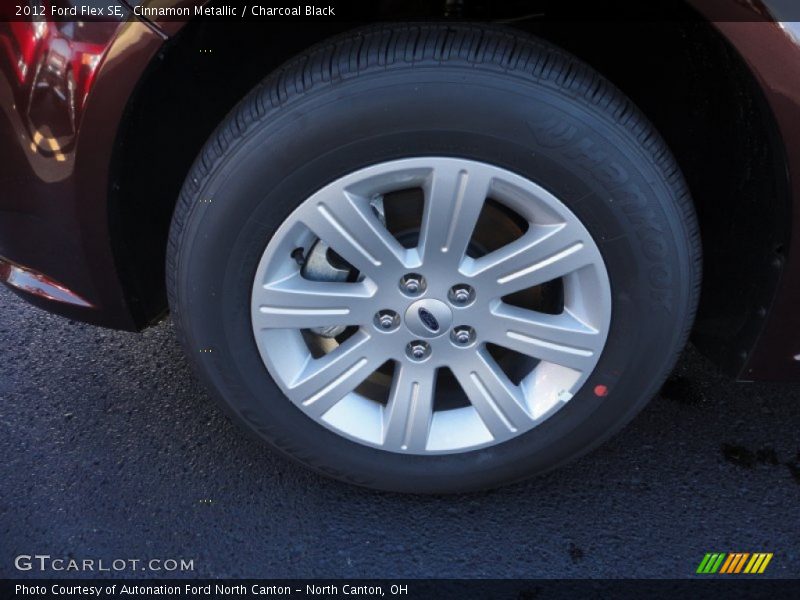 Cinnamon Metallic / Charcoal Black 2012 Ford Flex SE