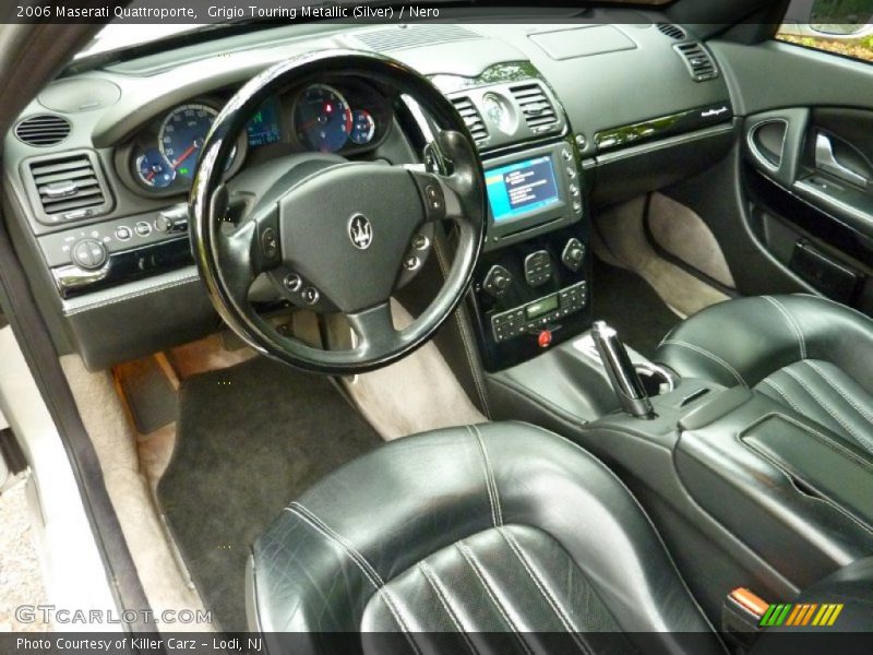 Grigio Touring Metallic (Silver) / Nero 2006 Maserati Quattroporte