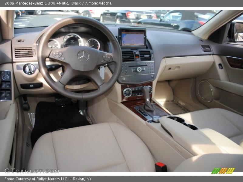 Black / Almond/Mocha 2009 Mercedes-Benz C 300 4Matic