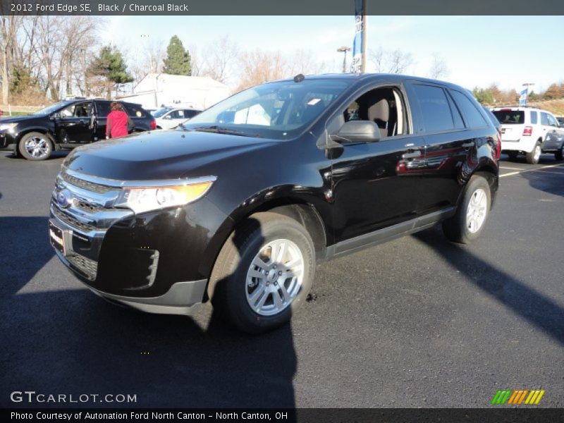 Black / Charcoal Black 2012 Ford Edge SE