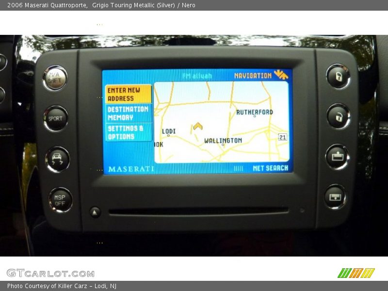 Grigio Touring Metallic (Silver) / Nero 2006 Maserati Quattroporte