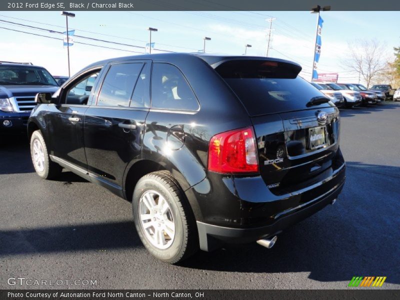 Black / Charcoal Black 2012 Ford Edge SE