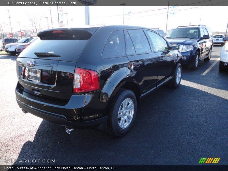 Black / Charcoal Black 2012 Ford Edge SE