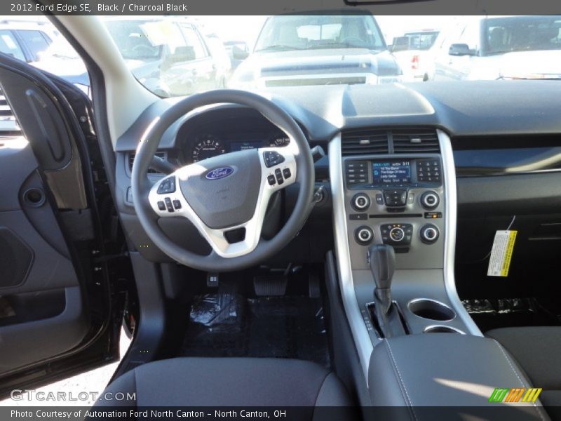 Black / Charcoal Black 2012 Ford Edge SE