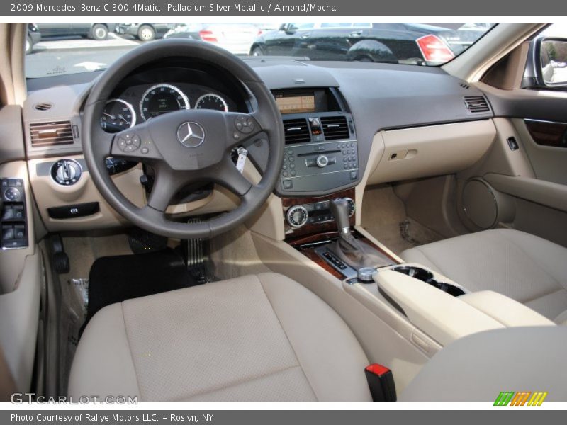 Palladium Silver Metallic / Almond/Mocha 2009 Mercedes-Benz C 300 4Matic