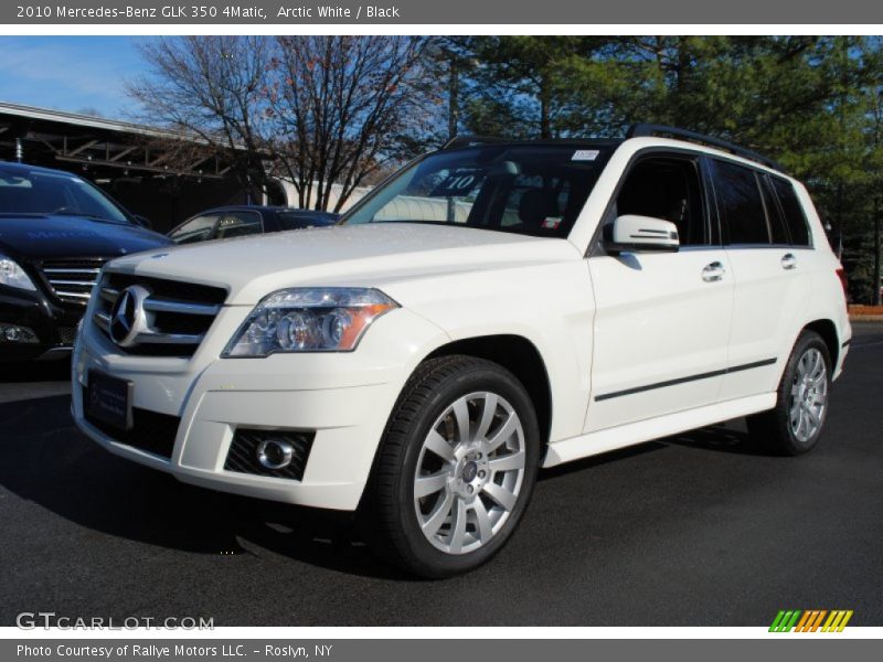 Arctic White / Black 2010 Mercedes-Benz GLK 350 4Matic