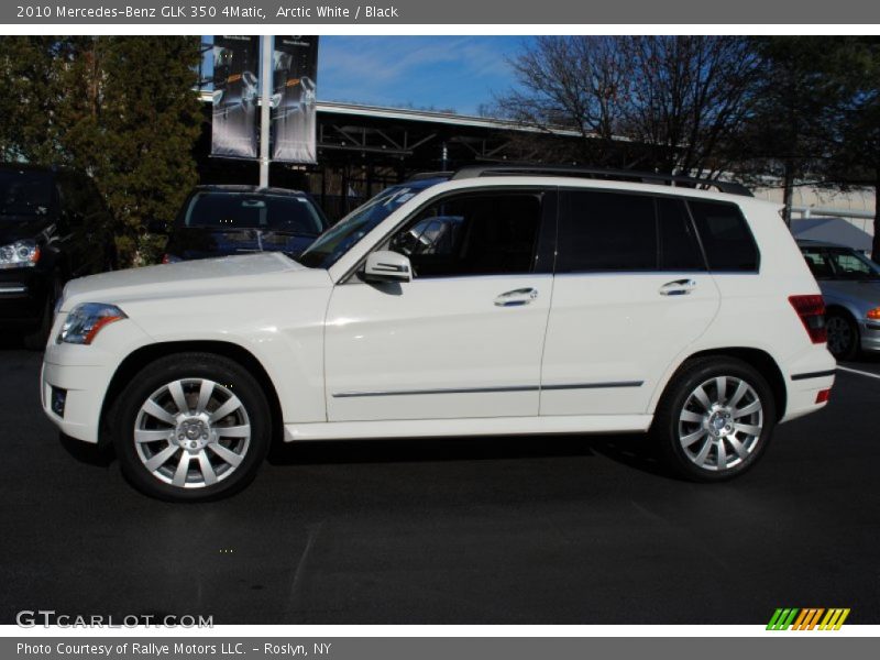 Arctic White / Black 2010 Mercedes-Benz GLK 350 4Matic