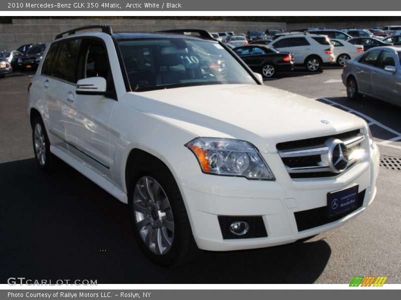 Arctic White / Black 2010 Mercedes-Benz GLK 350 4Matic