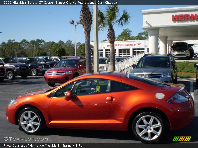 Sunset Orange Pearlescent / Dark Charcoal 2006 Mitsubishi Eclipse GT Coupe
