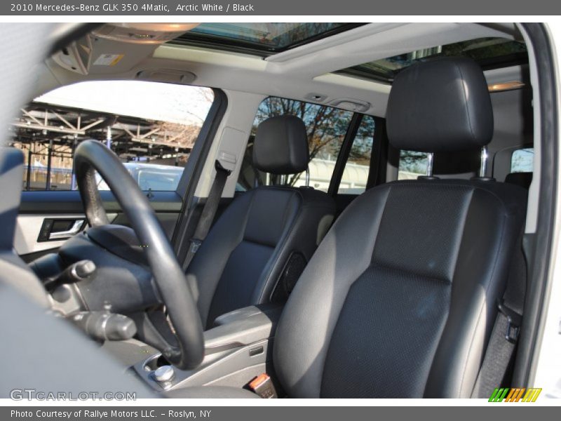 Arctic White / Black 2010 Mercedes-Benz GLK 350 4Matic