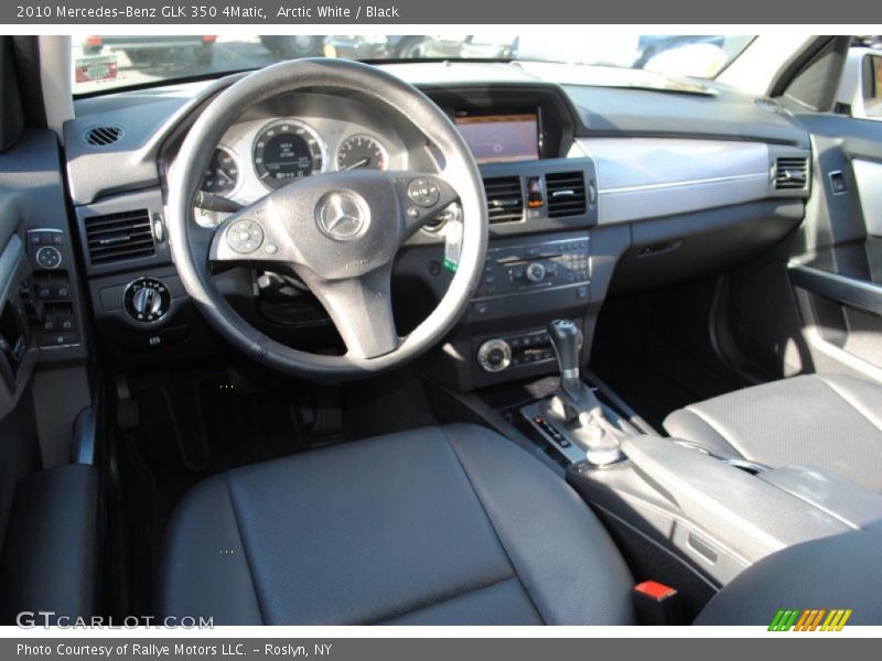 Arctic White / Black 2010 Mercedes-Benz GLK 350 4Matic