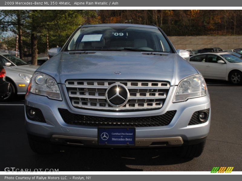 Alpine Rain Metallic / Ash 2009 Mercedes-Benz ML 350 4Matic