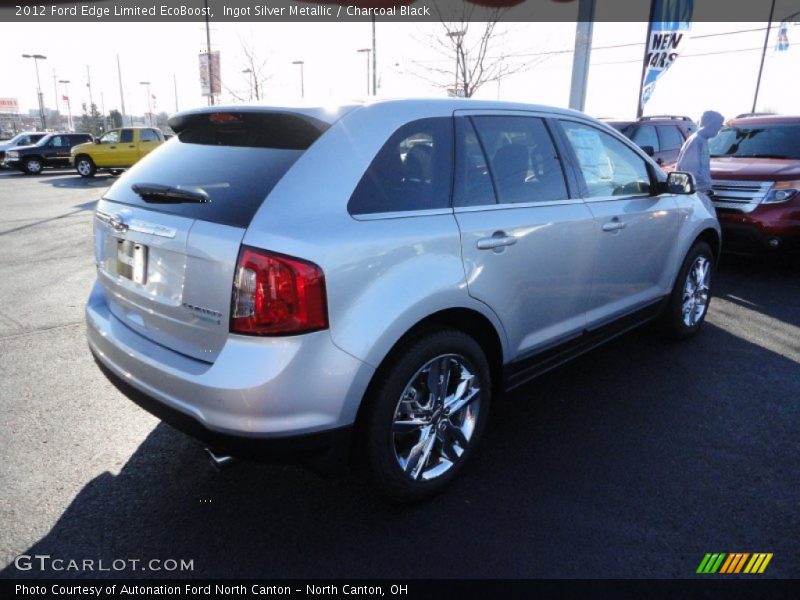 Ingot Silver Metallic / Charcoal Black 2012 Ford Edge Limited EcoBoost