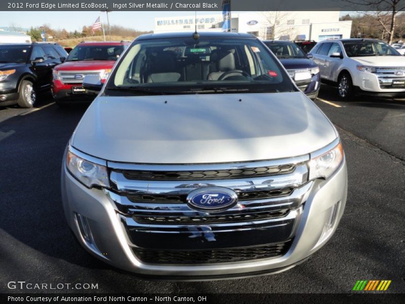 Ingot Silver Metallic / Charcoal Black 2012 Ford Edge Limited EcoBoost