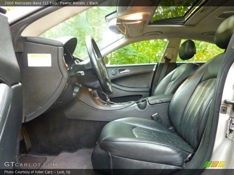 Pewter Metallic / Black 2006 Mercedes-Benz CLS 500
