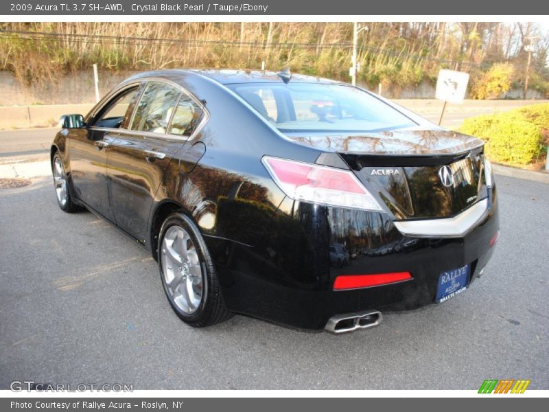 Crystal Black Pearl / Taupe/Ebony 2009 Acura TL 3.7 SH-AWD