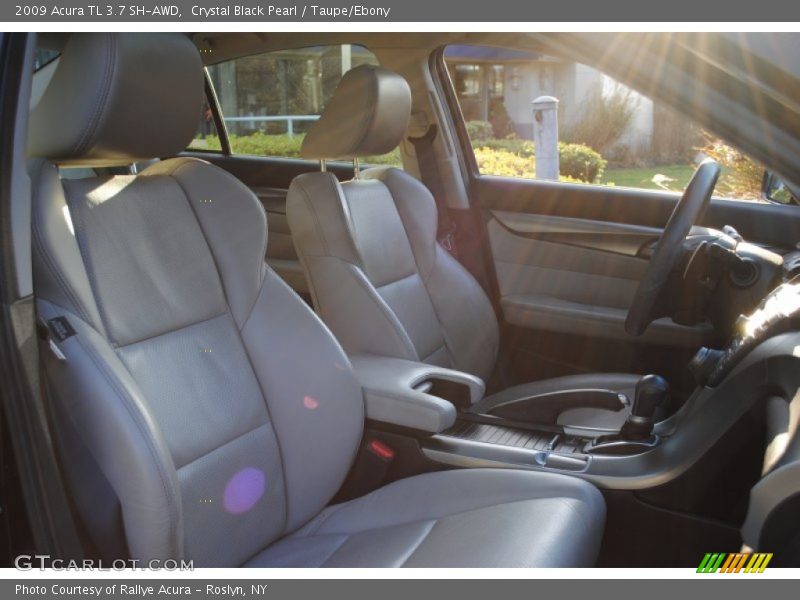 Crystal Black Pearl / Taupe/Ebony 2009 Acura TL 3.7 SH-AWD