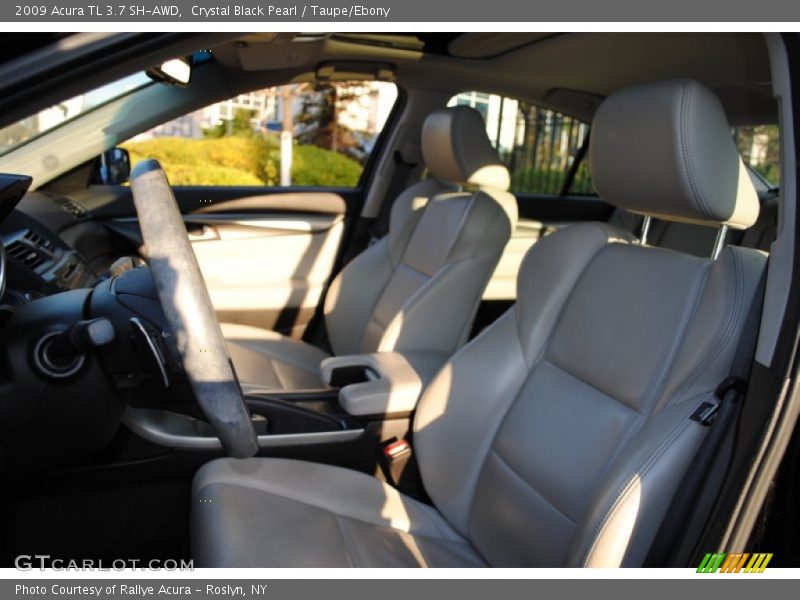 Crystal Black Pearl / Taupe/Ebony 2009 Acura TL 3.7 SH-AWD