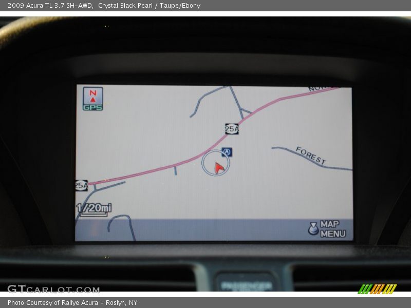 Crystal Black Pearl / Taupe/Ebony 2009 Acura TL 3.7 SH-AWD