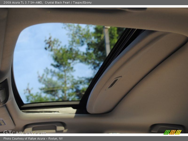 Crystal Black Pearl / Taupe/Ebony 2009 Acura TL 3.7 SH-AWD