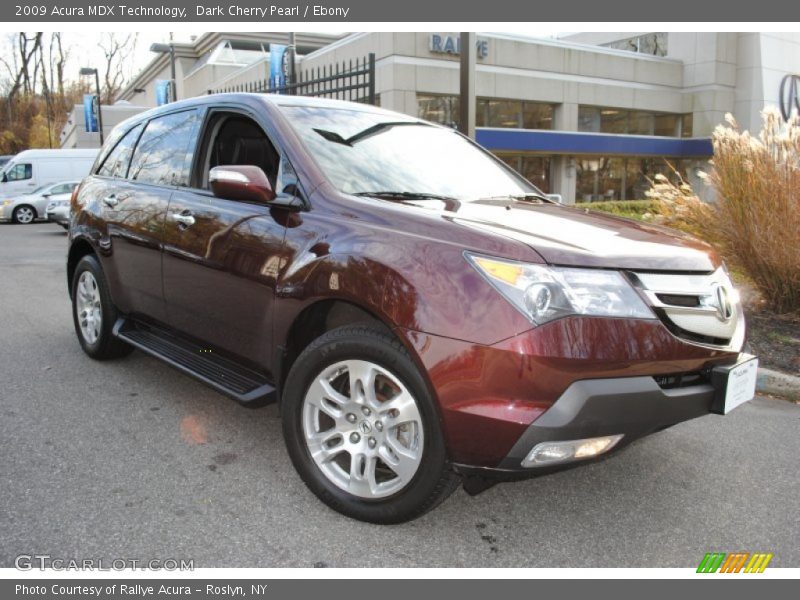 Dark Cherry Pearl / Ebony 2009 Acura MDX Technology