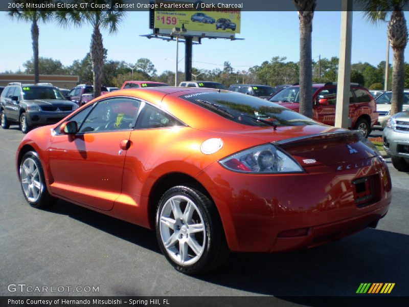 Sunset Orange Pearlescent / Dark Charcoal 2006 Mitsubishi Eclipse GT Coupe