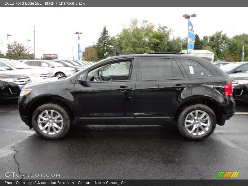 Black / Charcoal Black 2012 Ford Edge SEL