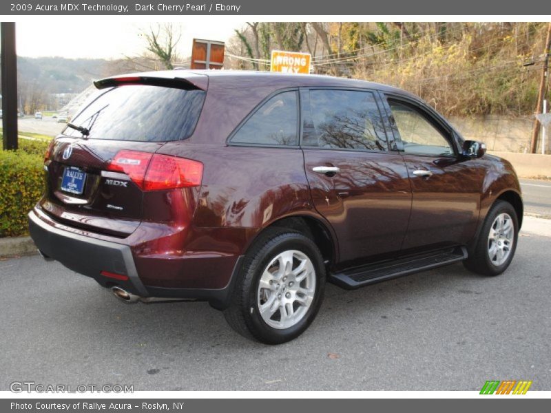 Dark Cherry Pearl / Ebony 2009 Acura MDX Technology