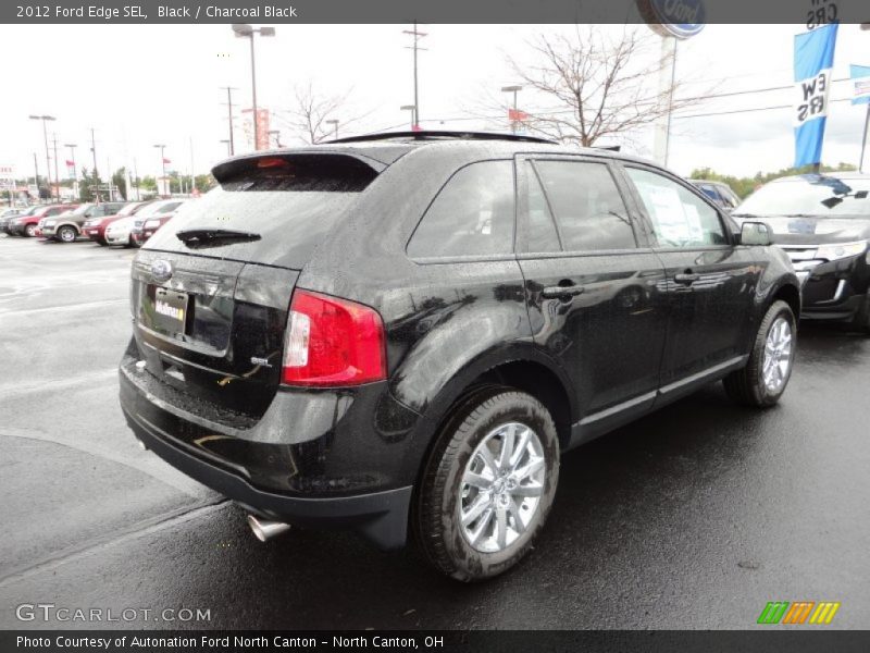 Black / Charcoal Black 2012 Ford Edge SEL