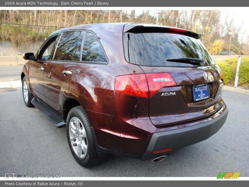 Dark Cherry Pearl / Ebony 2009 Acura MDX Technology