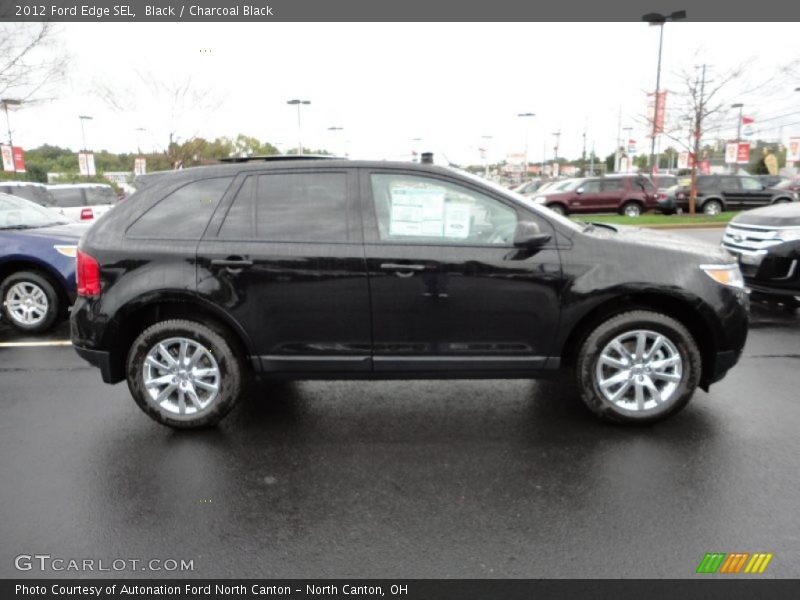 Black / Charcoal Black 2012 Ford Edge SEL