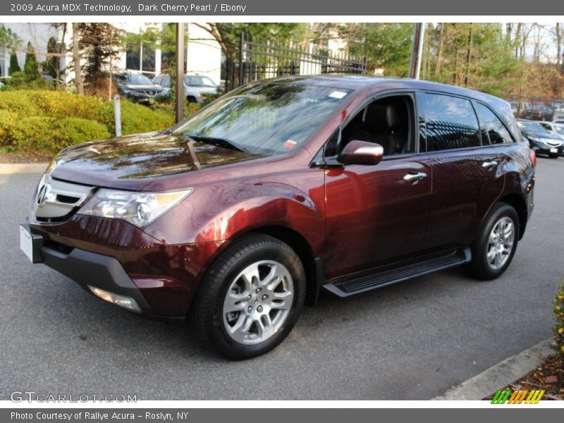 Dark Cherry Pearl / Ebony 2009 Acura MDX Technology