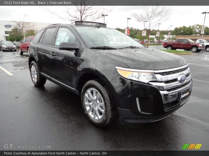 Black / Charcoal Black 2012 Ford Edge SEL