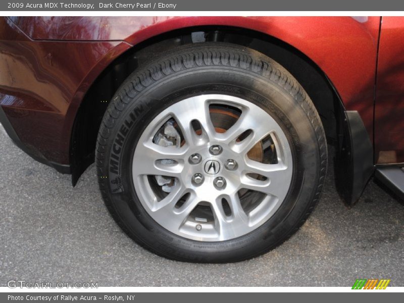 Dark Cherry Pearl / Ebony 2009 Acura MDX Technology